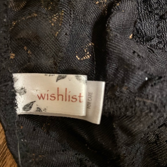 Wishlist black lace racerback bralette size medium - Picture 6 of 6